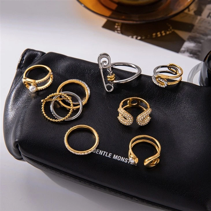 Delicate Paperclip Ring price