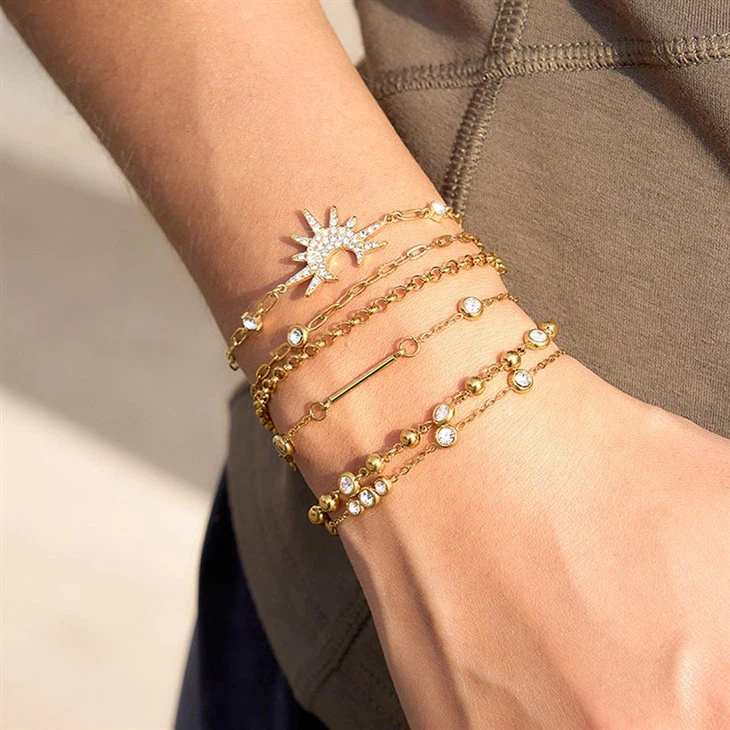 Celestial Charm Zircon Bracelets factory