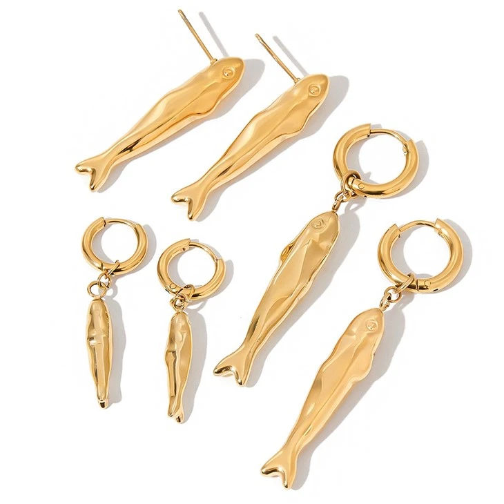 Fish Hoop Earring best