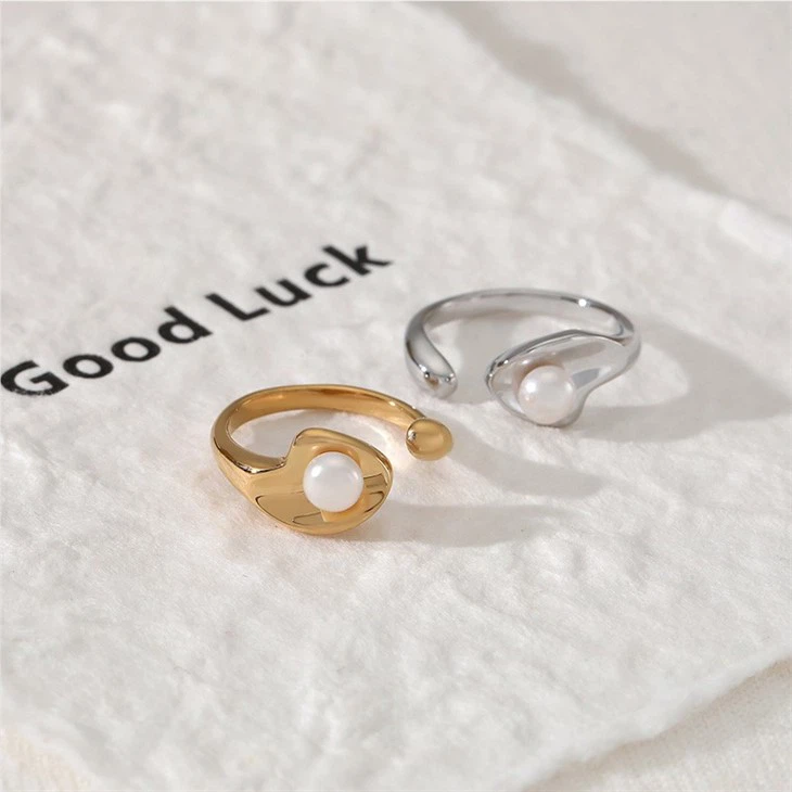 French Style Pearl Open Ring suppliers