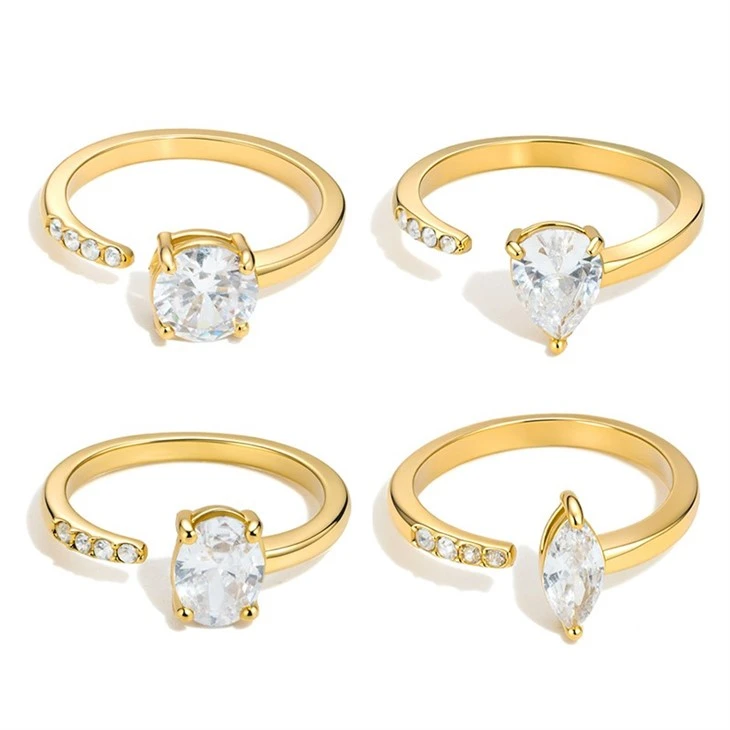 Soft Curved Open Cuff Ring suppliers