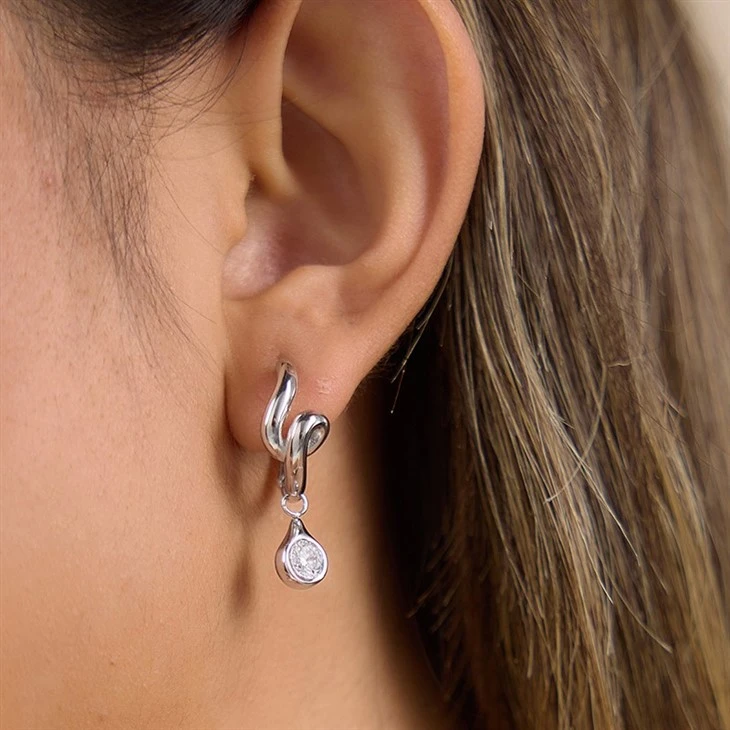 Twist Teardrop Hoops best