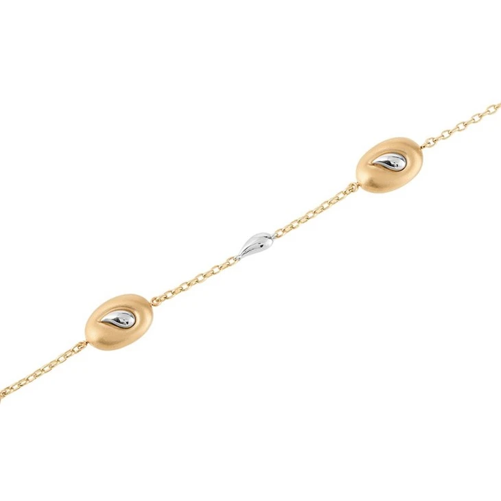 Two Tone Oval Station Bracelet best