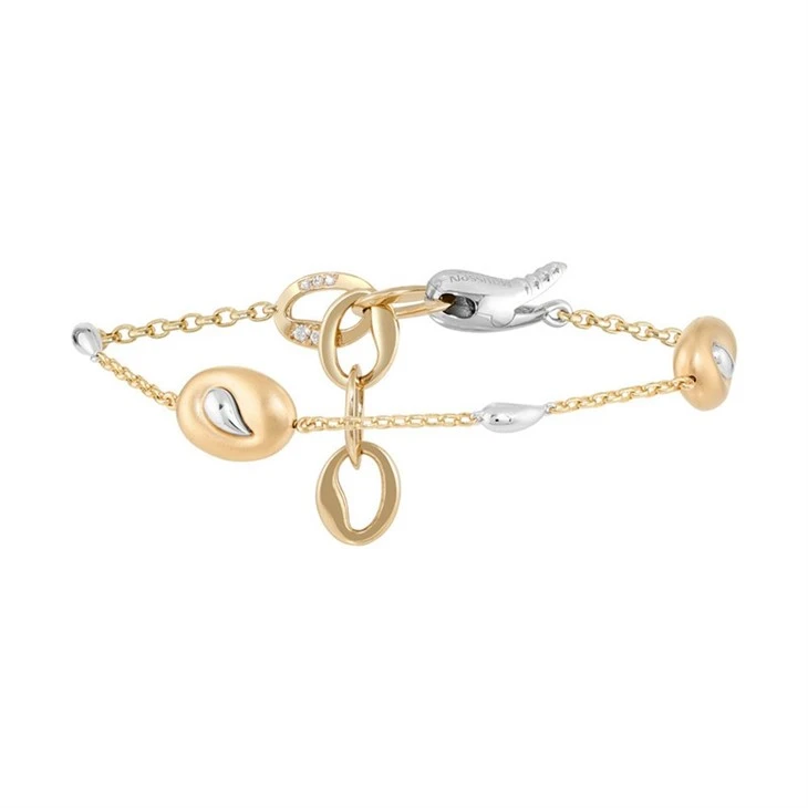 Two Tone Oval Station Bracelet factory