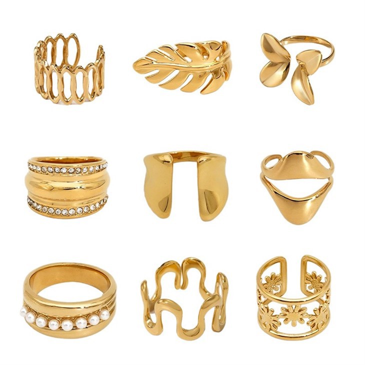 Vintage Geometric Rings high quality